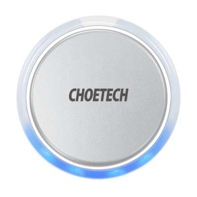 2020 Hot Material Plastic Certification CE RoHS FCC QI Wireless Charging Pad, 5W Lamp Phone Charger Wireless