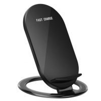 Vertical wireless charger 10W fast wireless charging stand mobile phone universal dual dual wireless charger