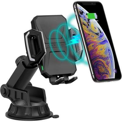 CHOETECH Universal Qi Car Mount 10w Car Wireless Charger Holder Portable Fast Wireless Car Charger