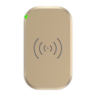 CHOETECH Promotion Price Input 5V/2A 9V/1.8A Material Plastic 3 Coils qi Golden Wireless Charger